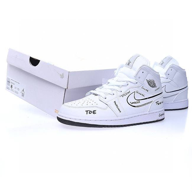 Air Jordan 1 Mid Schematic (GS) Q1864 100 - 1