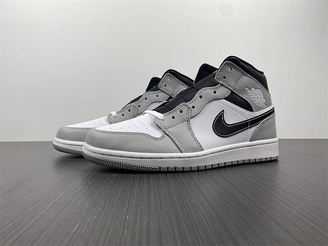 Jordan 1 Mid Light Smoke Grey Anthracite - 554724-078 - 1