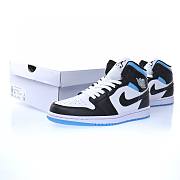 Air Jordan 1 Mid University Black White (W) BQ6472-102 - 1