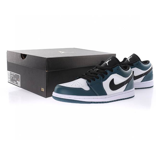 Air Jordan 1 Low “Dark Teal” 553558-411 - 1