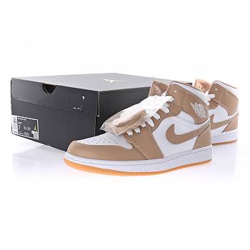 Air Jordan 1 Mid Tan Gum 554724-271