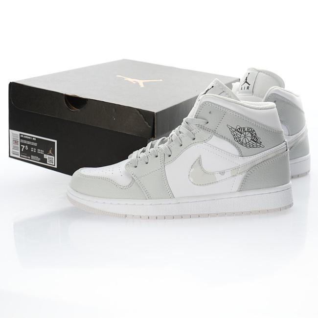 Air Jordan 1 Mid Grey Camo DC9035-100 - 1