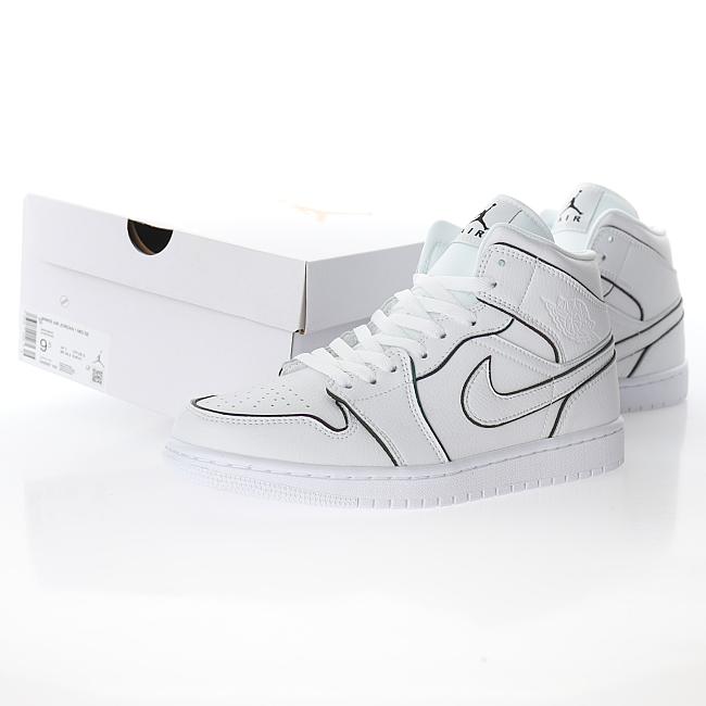 Air Jordan 1 Mid Iridescent Reflective White (W) CK6587-100 - 1