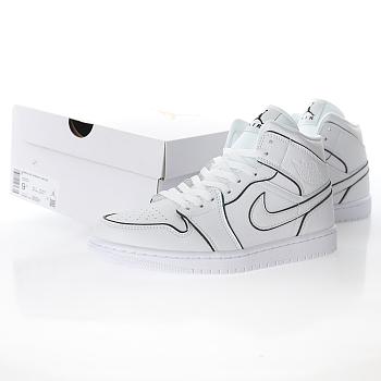 Air Jordan 1 Mid Iridescent Reflective White (W) CK6587-100