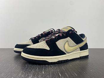 Nike Dunk Low LX Black Suede Team Gold (W) DV3054-001