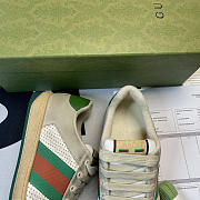 Gucci 20mm Screener Vintage Leather Sneakers - 6