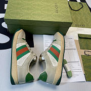 Gucci 20mm Screener Vintage Leather Sneakers - 5