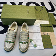 Gucci 20mm Screener Vintage Leather Sneakers - 4
