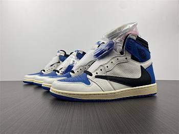 Air Jordan 1 x Travis Scott x Fragment High OG SP “Military Blue”DH3227-105