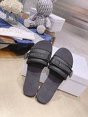 DIO(R)EVOLUTION SLIDE Black and Khaki Technical Fabric with Camouflage Motif - 1