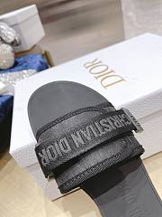 DIO(R)EVOLUTION SLIDE Black and Khaki Technical Fabric with Camouflage Motif - 3