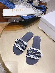 DIO(R)EVOLUTION SLIDE Black White Quilted Cannage  - 2