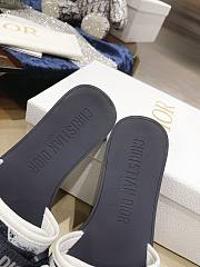 DIO(R)EVOLUTION SLIDE Black White Quilted Cannage  - 4