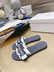 DIO(R)EVOLUTION SLIDE Black White Quilted Cannage  - 6