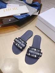 DIO(R)EVOLUTION SLIDE Black White Navy Cannage - 6