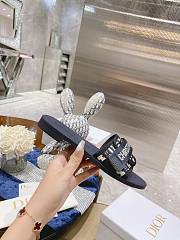 DIO(R)EVOLUTION SLIDE Black White Navy Cannage - 4