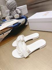 DIO(R)EVOLUTION SLIDE White Quilted Cannage Calfskin - 3