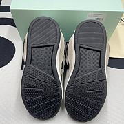 LEATHER CURB SNEAKERS GREY  - 5