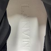 LEATHER CURB SNEAKERS CRYSTAL  - 6