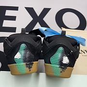 LEATHER CURB SNEAKERS CRYSTAL  - 5