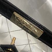 Chanel Clear Quilted Vinyl and Black  - 2