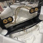 Chanel Clear Quilted Vinyl and Black  - 6