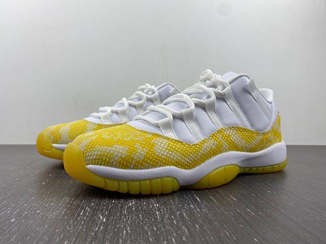 Air Jordan 11 Low WMNS “Yellow Snakeskin” AH7860-107 - 1