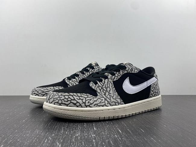 Air Jordan 1 Low “Elephant Print” CZ0790-001 - 1