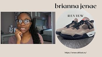 Air Jordan 4 Taupe - Brianna Jenae Review 