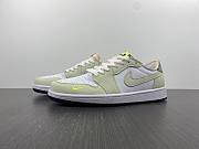 Air Jordan 1 Retro Low White Ghost Green Black - DM7837-103 - 1