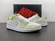 Air Jordan 1 Retro Low White Ghost Green Black - DM7837-103 - 2