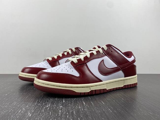 Nike Dunk Low PRM Vintage Team Red J4555-100 - 1