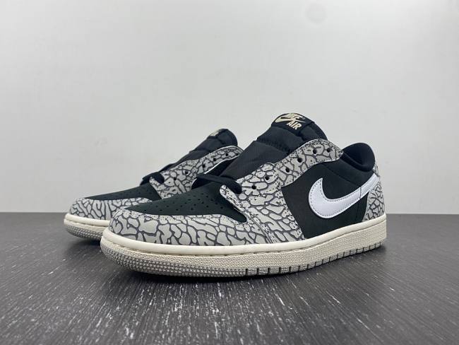 Air Jordan 1 Retro Low OG Black Cement - CZ0790-001 - 1