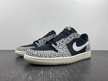 Air Jordan 1 Retro Low OG Black Cement - CZ0790-001