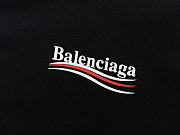Balenciaga Allover Logo Hoodie Black HD1 - 2