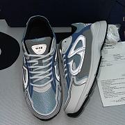 Dior B30 Light Blue Mesh, Gray And White - 2
