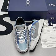 Dior B30 Light Blue Mesh, Gray And White - 1