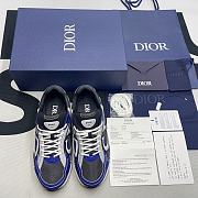 Dior B30 Anthracite Gray Mesh, Black, Blue and Gray - 3
