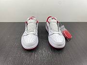 Air Jordan 1 Retro Low White Varsity Red - 705329-101 - 6