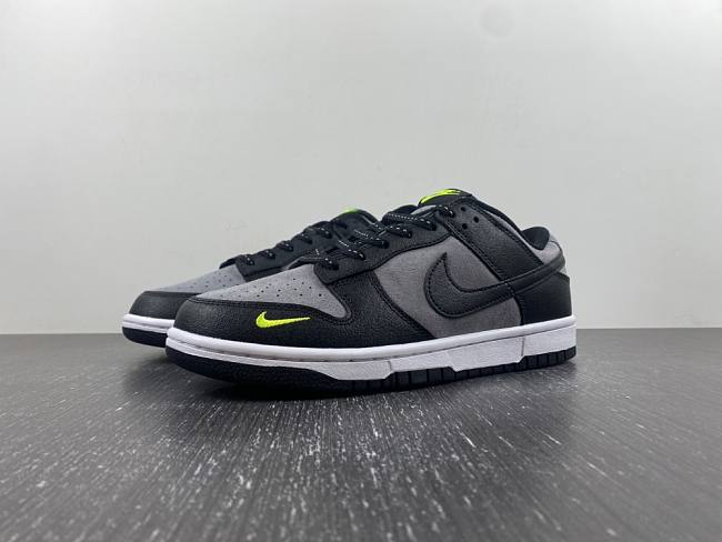Nike Dunk Low 'Black Grey Green Strike FQ2205-001  - 1