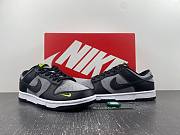 Nike Dunk Low 'Black Grey Green Strike FQ2205-001  - 4