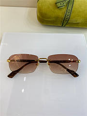 Gucci Eyewear Rectangle Frame Sunglasses  - 1