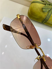 Gucci Eyewear Rectangle Frame Sunglasses  - 5