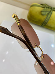 Gucci Eyewear Rectangle Frame Sunglasses  - 4
