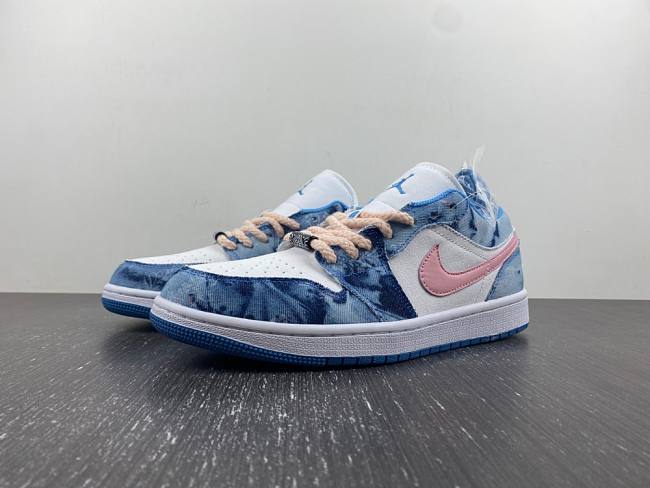 Air Jordan 1 Low Washed Denim DM7866-996 - 1