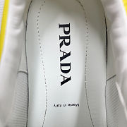 Prada Men's Yellow Triangle Logo-patch Low-top Sneakers - 2