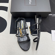 Saint Laurent Cassandra monogram sandals - 1