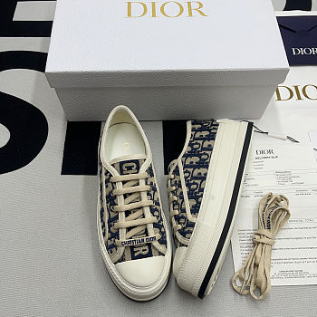 Dior Walk'N'Dior Oblique Navy Canvas