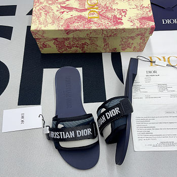 DIO(R)EVOLUTION SLIDE Black White Navy 