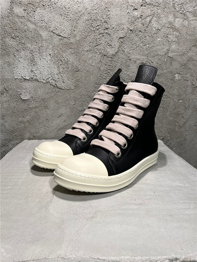 	 Rick Owens DRKSHDW Abstract Jumbo Sneakers in Black - 1